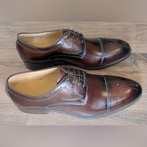 Madison Fort Captoe Brown Oxford Tie Up - Men’s Size 11.5 Brand New